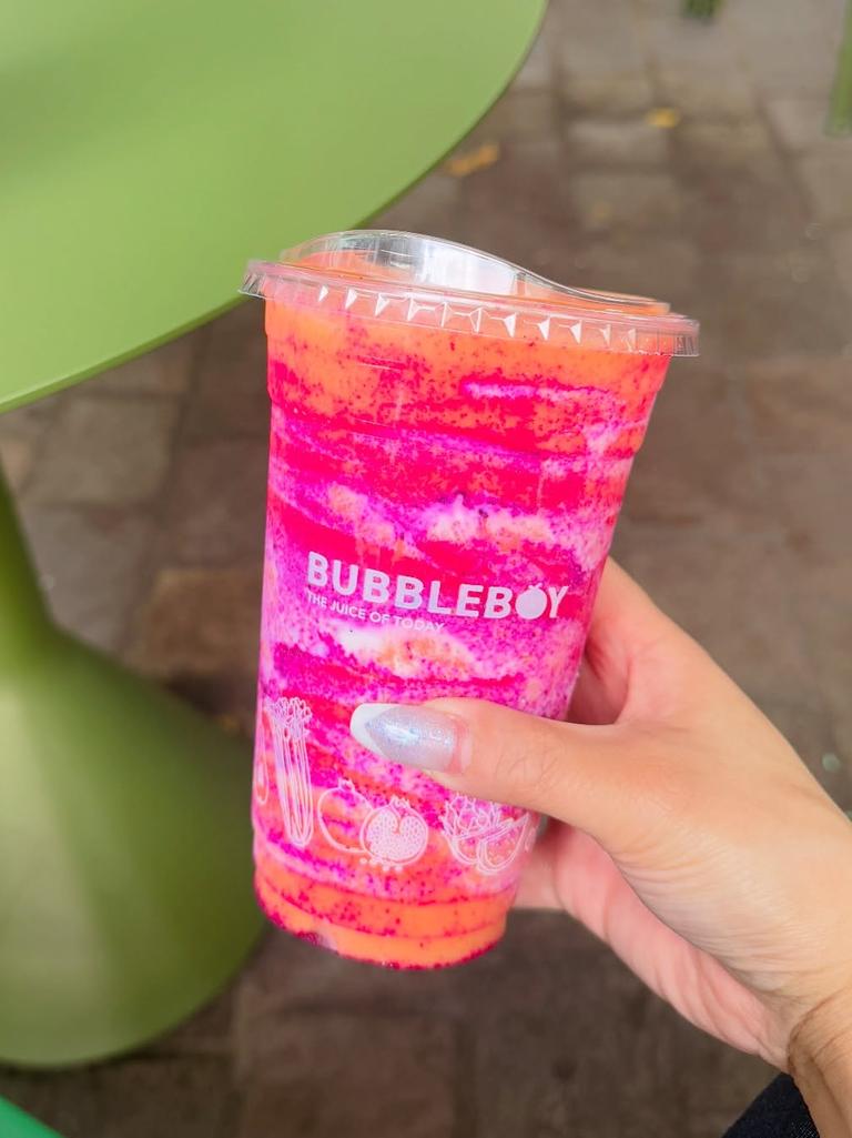 A new smoothie bar serving ‘aesthetically pleasing’ drinks has launched in Brisbane. Picture: Instagram/BNE Foodie Girl