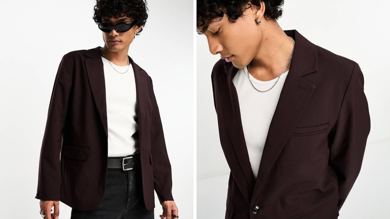 Weekday Olle Oversized Blazer. Picture: ASOS.