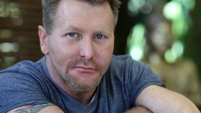 Former Home and Away actor Bryan Wiseman's says his life and career has been ruined by domestic violence. Picture: Andrew Murray/news.com.au