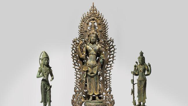 The Bodhisattva Avalokiteshvara Padmapani with attendants, acquired by the National Gallery of Australia in 2011.