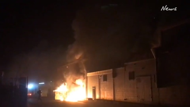 Fire destroys Tennant Creek supermarket. Video: Sam Gubicak