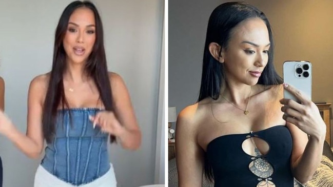 Mum, 38, proves she 'looks good in anything'. Picture: TikTok/KatClark