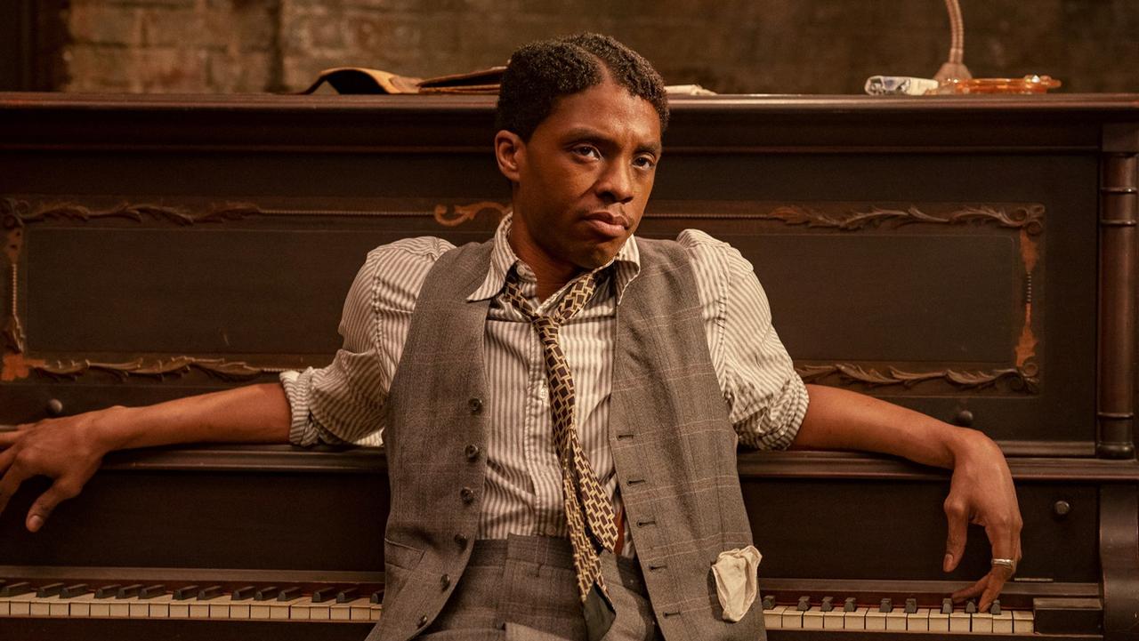 Chadwick Boseman as Levee in Netflix's Ma Rainey's Black Bottom. Picture: David Lee/Netflix