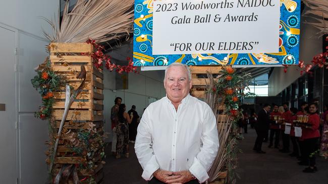 Paul Flinn at the 2023 NAIDOC Ball at the Darwin Convention Centre. Picture: Pema Tamang Pakhrin