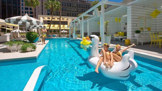 Get wet inside and out at The Pool Club rooftop bar at The Ivy on George Street.