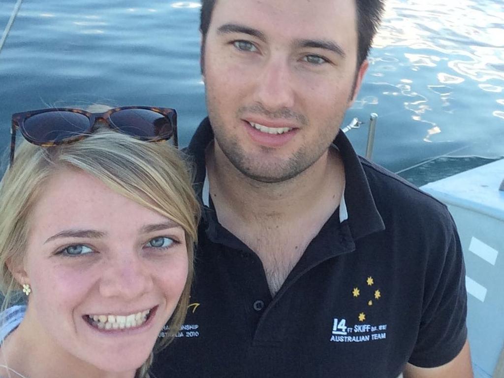 Sailor Jessica Watson has posted to social media about losing her partner Cameron Dale.