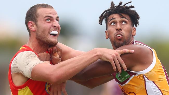 Jarrod Witts scores just 41 points in his first game for the Suns, showing he may not be the bargain SuperCoach pick some believe him to be. Picture: Getty