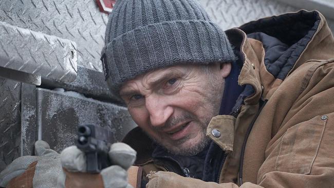 Neeson in Neflix smash hit The Ice Road. Picture from Netflix.