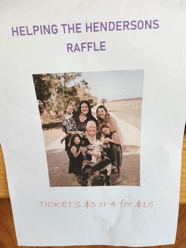 Yarram coffee palace owner Paige Eaton organised a "Helping the Hendersons" raffle to help raise funds for Trudi and her family. Picture: Facebook/Yarram coffee palace