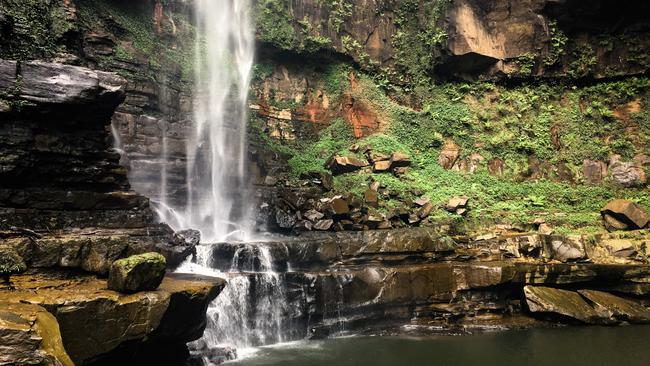 Belmore Falls near Robertson, in the Southern Highlands. Picture: Michael Bilbe-Taylor