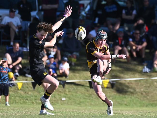 Padua College player Damon HumphrysAIC First XV rugby grand final between St Laurence's College and Padua COllege.Saturday June 8, 2024. Picture, John Gass