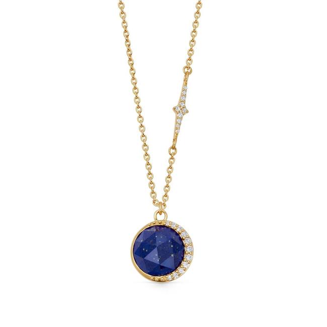 Astley Clarke Luna gold and lapis pendantShop now for $235