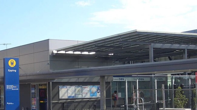 Epping Train Station, where the train was terminated. Picture: supplied