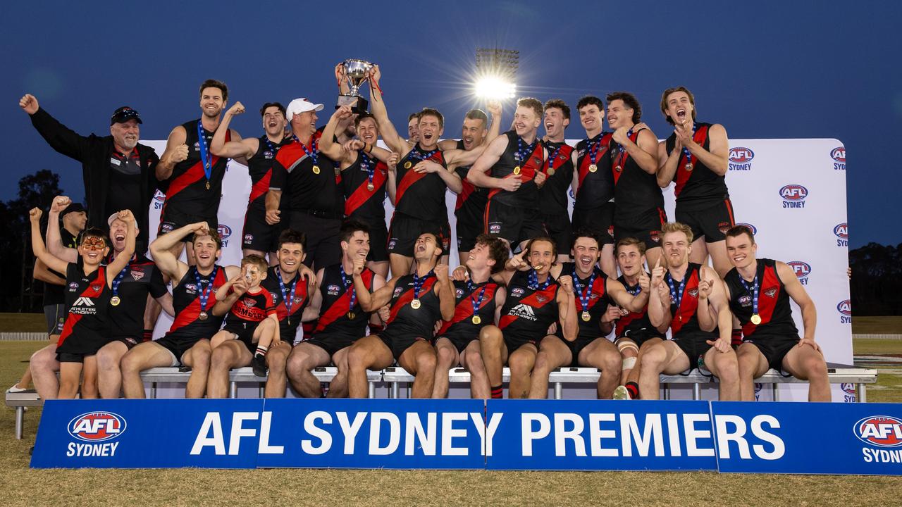 The North Shore Bombers claimed the Premier Men's division flag. Photo: Narelle Spangher/AFL Sydney