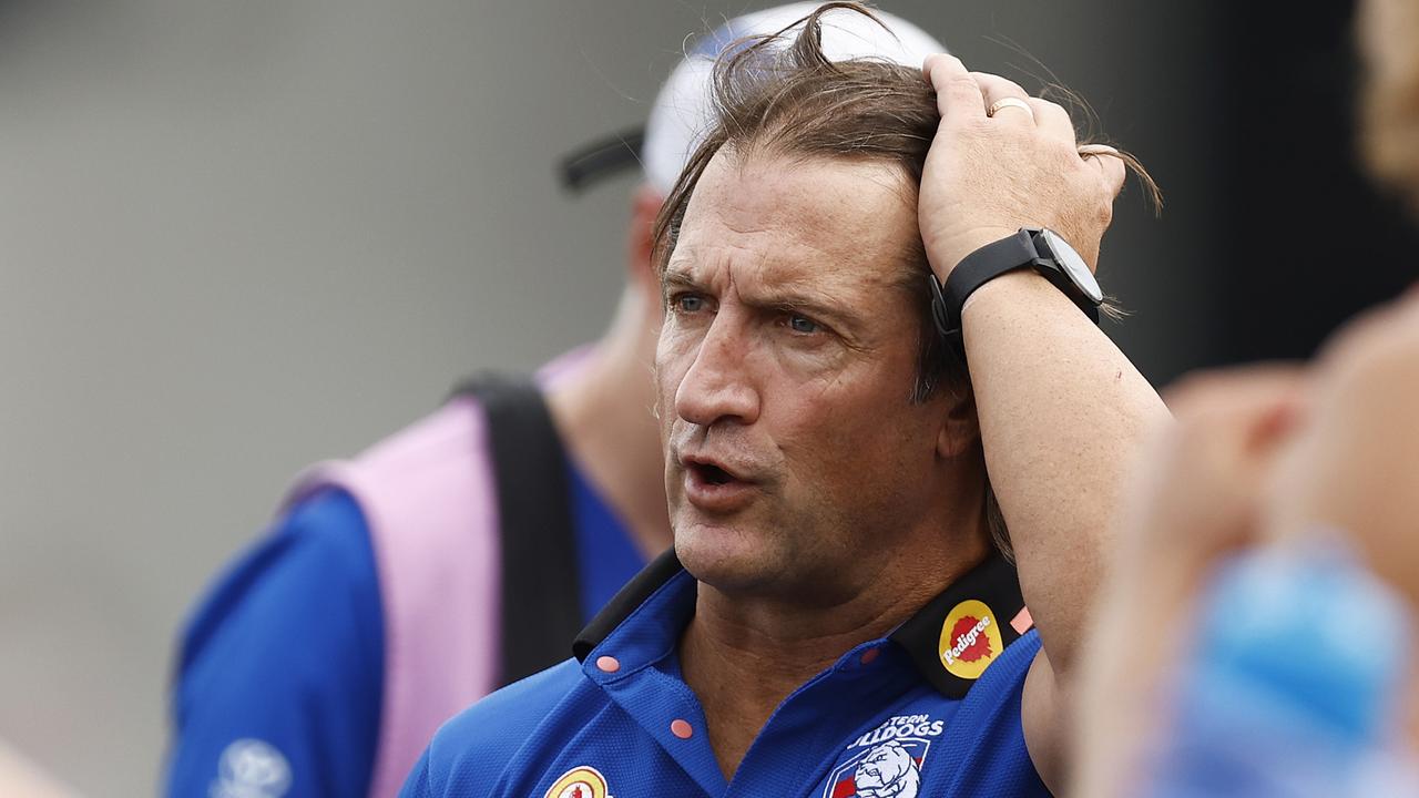 How will Luke Beveridge balance all the talls he has at his disposal? (Photo by Daniel Pockett/AFL Photos/via Getty Images )