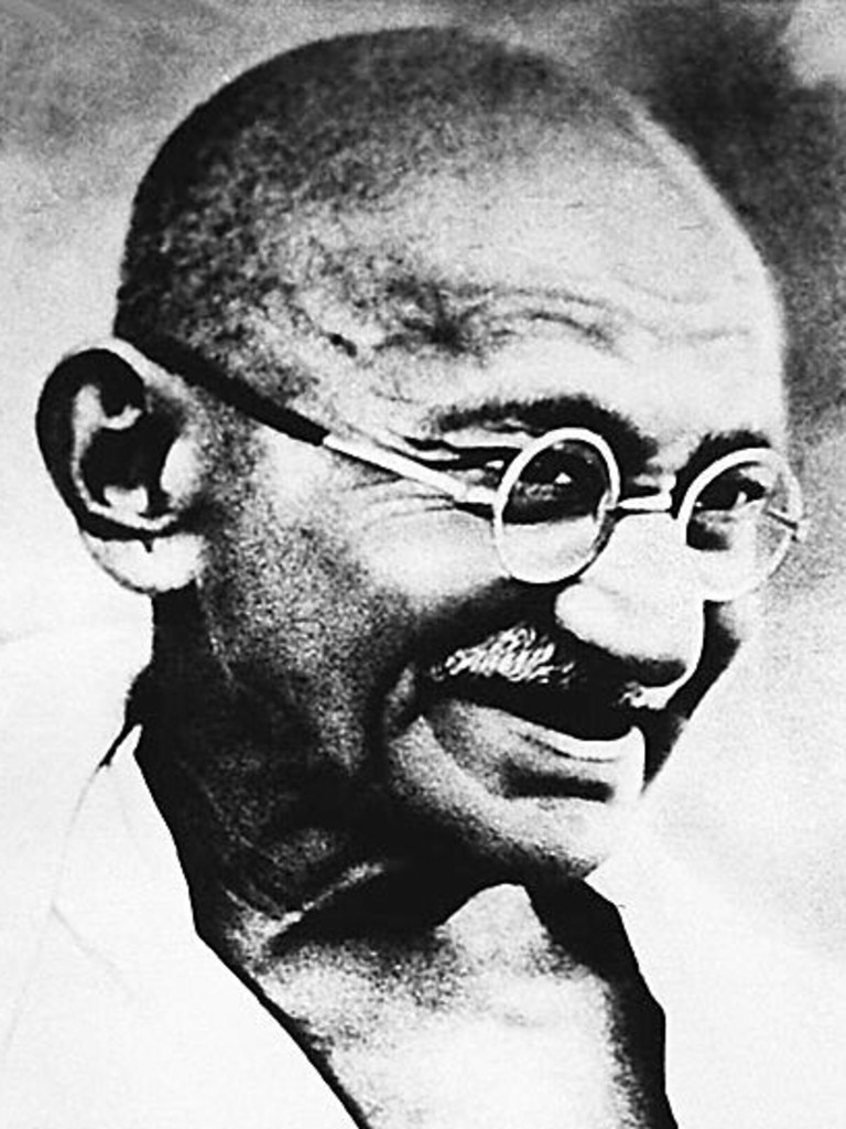 Mahatma Gandhi.