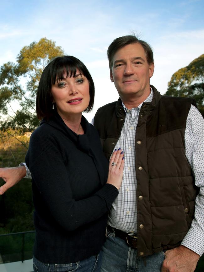 David and Lisa Oldfield at home on the northern beaches Photo: Adam Ward