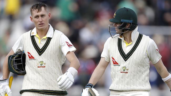 Marnus Labuschagne and Steve Smith proved the batting saviours for the Aussies.