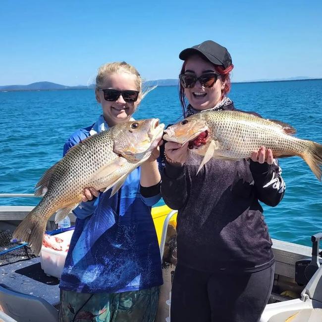 NQ couple Brittney and Teagan have blown up on TikTok. Picture: Instagram/boatsnbeaches17