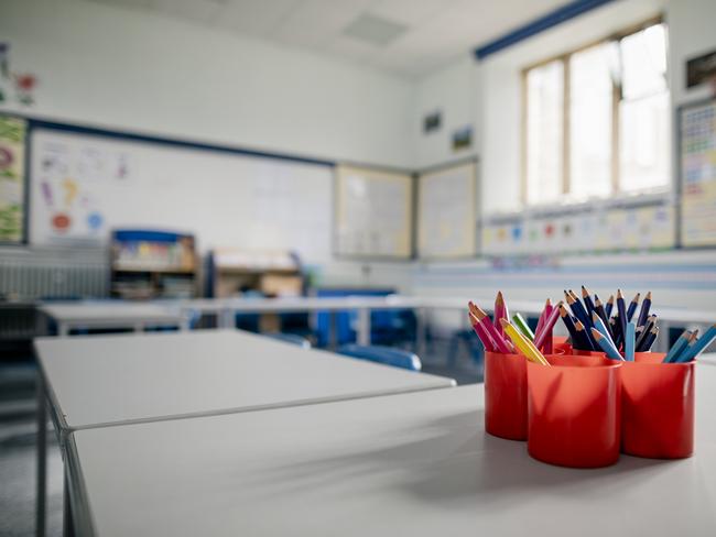 Generic photo of an empty school classroom. Picture: iStock