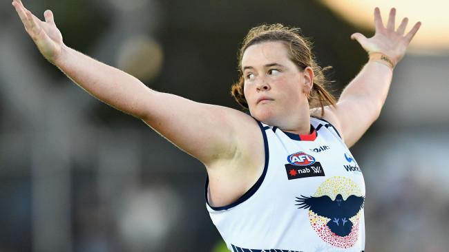 Sarah Jerkins was a fan favourite at the Crows.