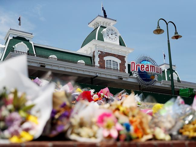 Four people were killed at the Gold Coast theme park when their raft flipped on a ride in 2016. An inquest will now be held. Picture: Getty Images