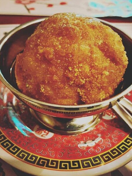 Fried ice-cream can still be found in small-town Chinese restaurants across Australia. Picture: Retro Chinese Safari/Instagram