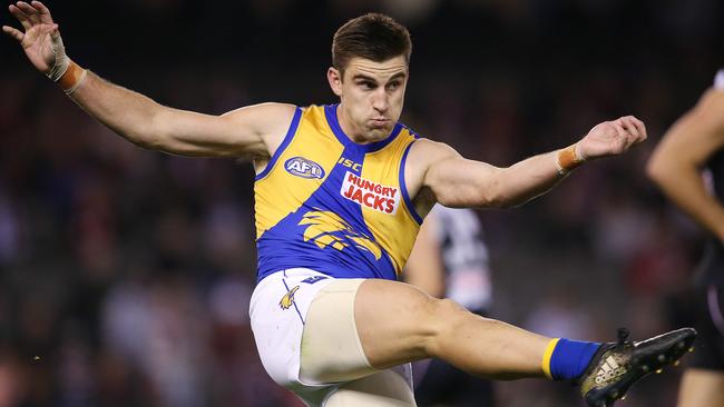  West Coast's Elliot Yeo      has had an up-and-down scoring season in SuperCoach AFL in 2019