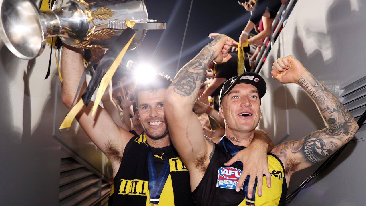 Trent Cotchin and Dustin Martin have shared some special times. Picture: Michael Klein