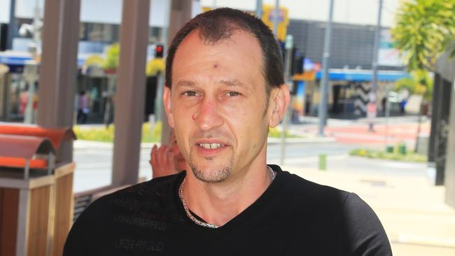 Francky Guise leaves Southport Watchhouse after being charged over an alleged racist attack in Surfers Paradise.