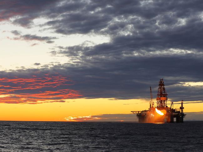 Gas for South East Australia. Cooper Energy's Sole-3 gas well being drilled in the Otway Basin.