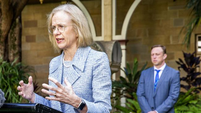 Chief Health Officer of Queensland Dr Jeannette Young and Deputy Premier and Health Minister Steven Miles were flying to Rockhampton to investigate. Picture: Richard Walker