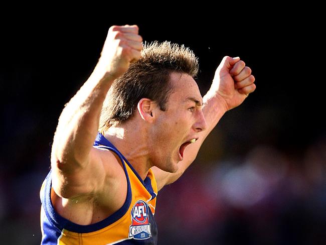 Aust footballer Adam Hunter.AFL Football - Sydney Swans vs West Coast Eagles grand final match at the MCG 30 Sep 2006./Football/AFL