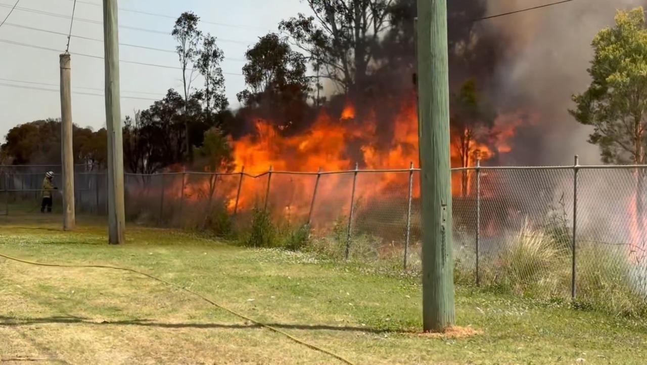 The NSW RFS is warning anyone nearby to monitor the conditions of the fire. Picture: NSW RFS