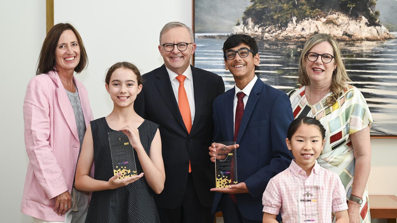 Bee winners put PM to the test