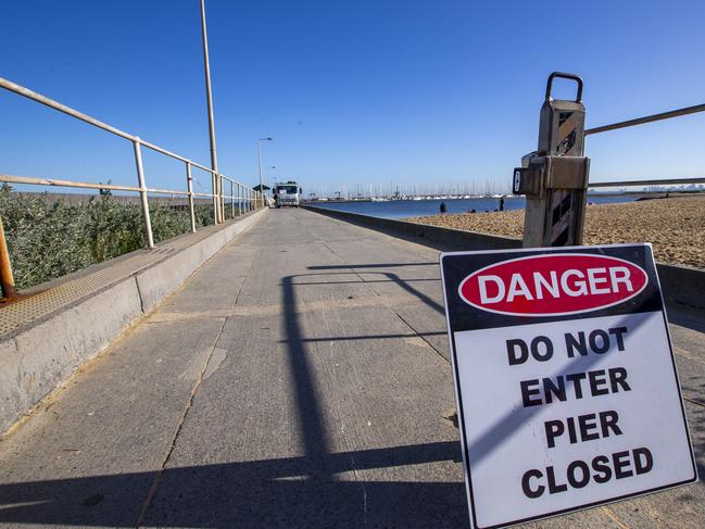 Middle Brighton Pier is being closed because of safety/maintenance concerns.Picture by Wayne Taylor 25th May 2020