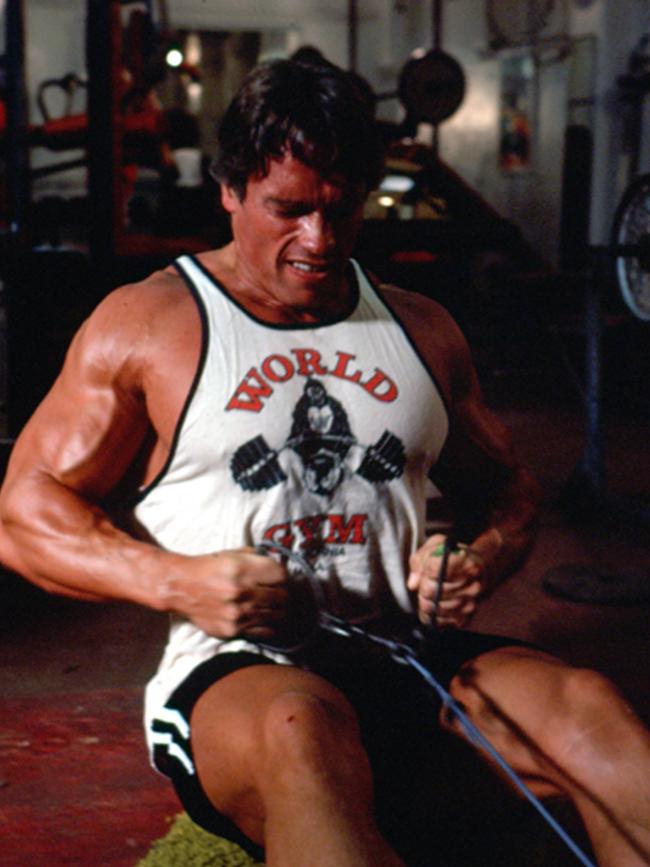 Before he was famous … Arnold Schwarzenegger