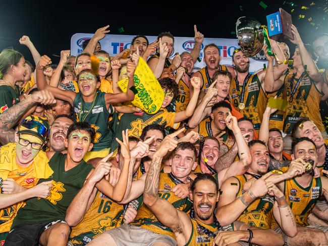 St Mary's triumphed in the 2023-24 NTFL grand final against the Nightcliff Tigers. Picture: Pema Tamang Pakhrin