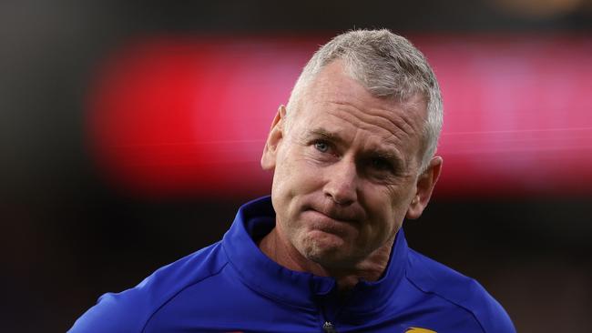 Adam Simpson says playing kids alone isn’t the answer. Picture: Paul Kane/Getty Images