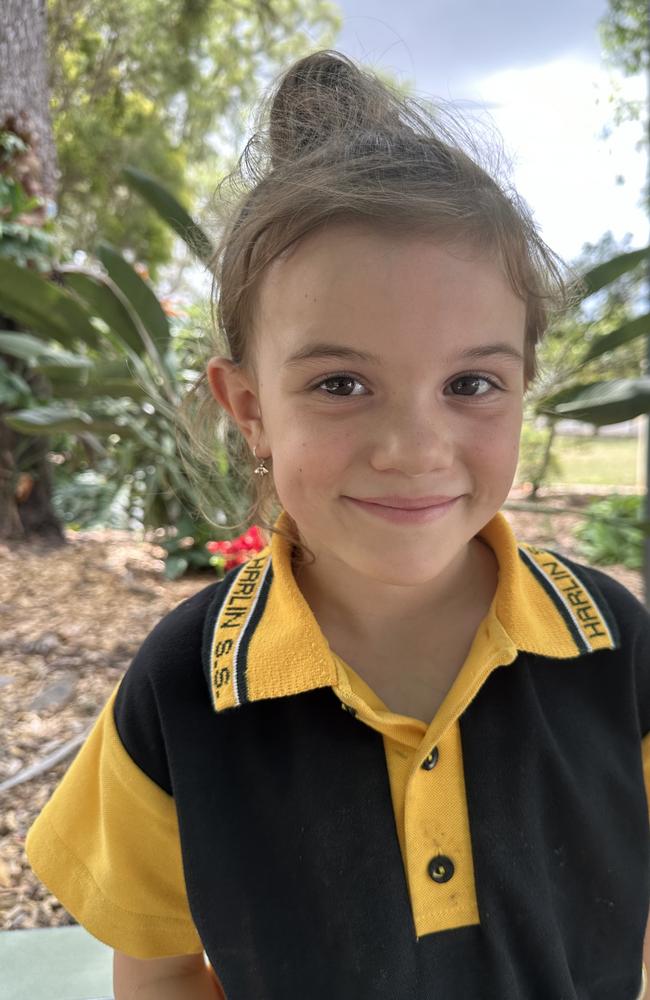 Bodhi-Rose Trimble, prep student at Harlin State School.