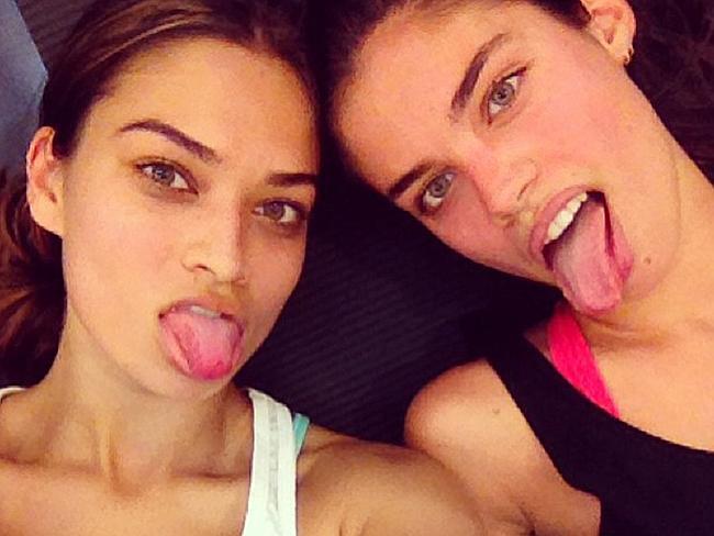 Models Shanina Shaik and Sara Sampaio. Picture: Instagram