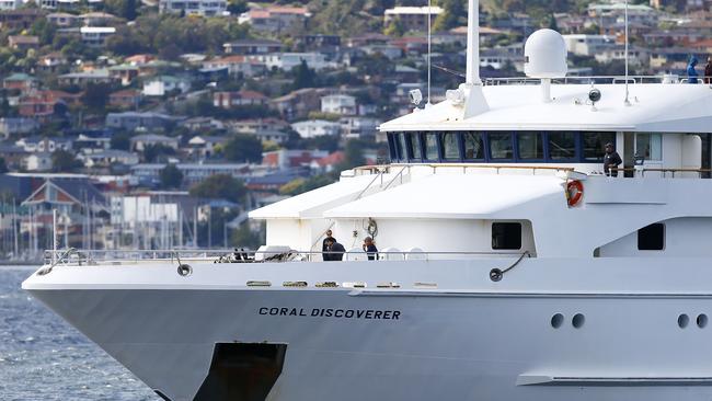 The cruise ship, Coral Discoverer berthed at MAC 2. Picture: MATT THOMPSON