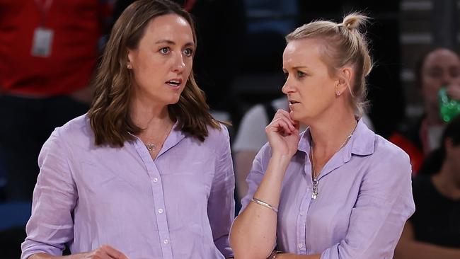 Both former head coach Bec Bulley and her assistant Lauren Brown have left the Queensland Firebirds after a tumultuous week. Photo: Getty Images