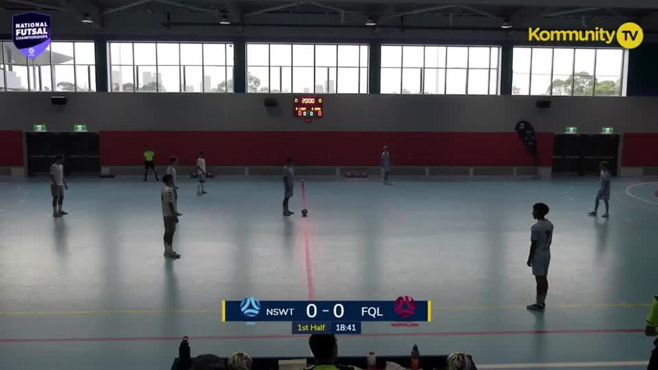 Replay: Football NSW Thunder v Football Queensland (U16 Boys) - 2025 National Futsal Championships Day 3