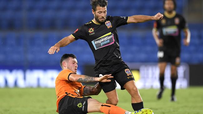 Brisbane Roar and Newcastle Jets faced each other last Friday night.