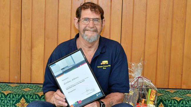 Former Gympie senior citizen of the year Gordon Adams was jailed in July. Picture: Tanya Easterby