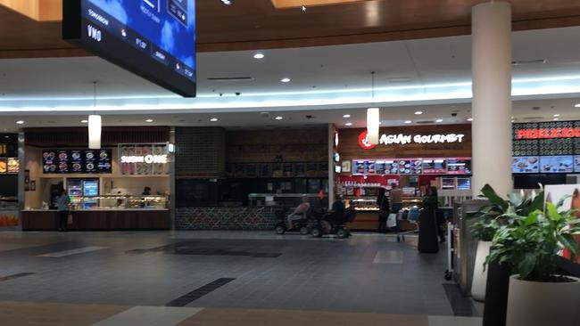 The lights are out at Touch of India in the Hyperdome’s food court.