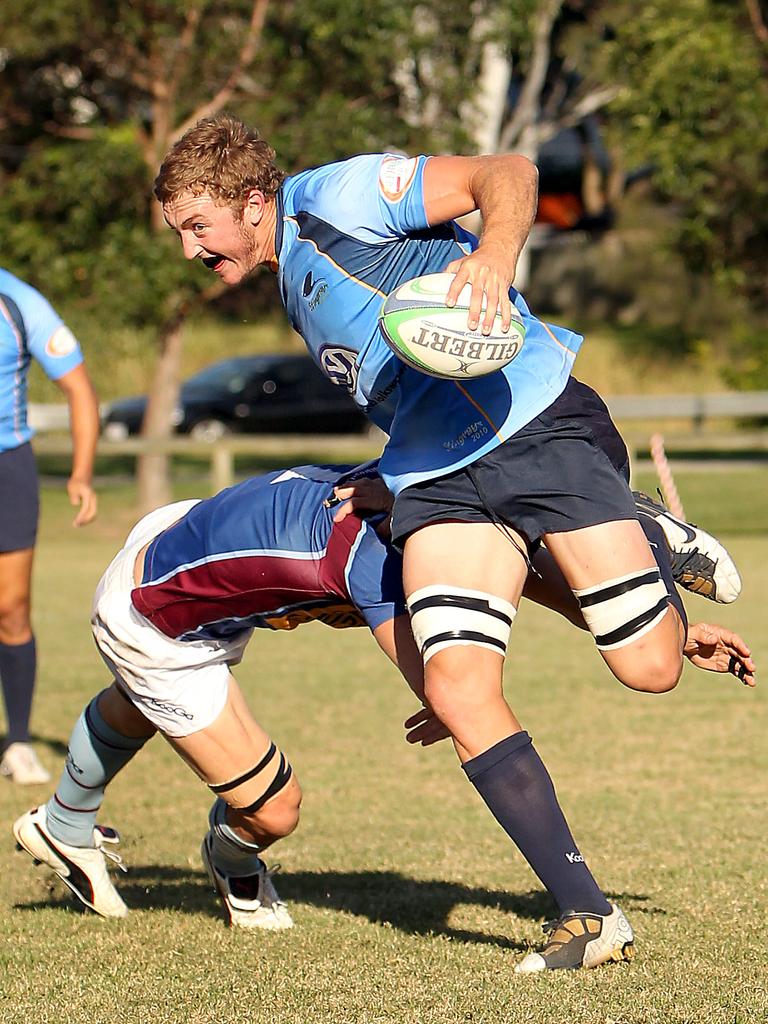 Rugby Union, Norths vs Sunshine Coast Stingrays at Shaw Sportz, Kalinga. Mitch King - Sunshine Coast