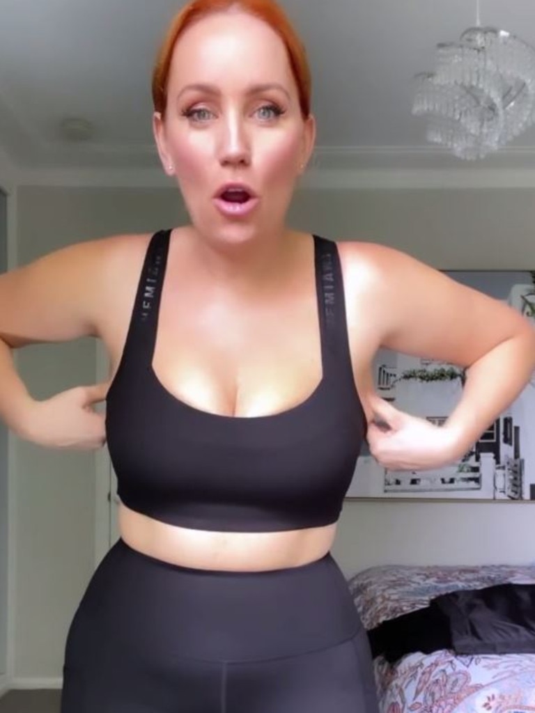 Tate 'doubled up' on sports bra after fellow fighter's wardrobe malfunction