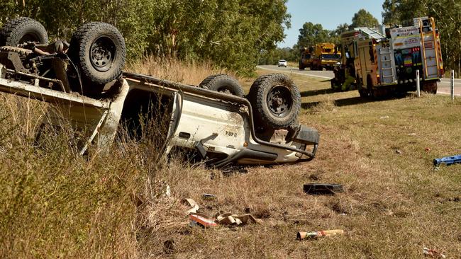 Fatal crash on Bruce Highway at Cape Cleveland, near AIMS turnoff.